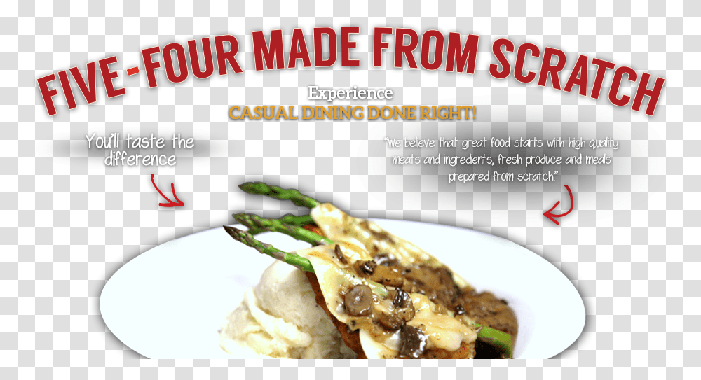 View Our Made From Scratch Menu Dish, Advertisement, Poster, Flyer, Paper Transparent Png