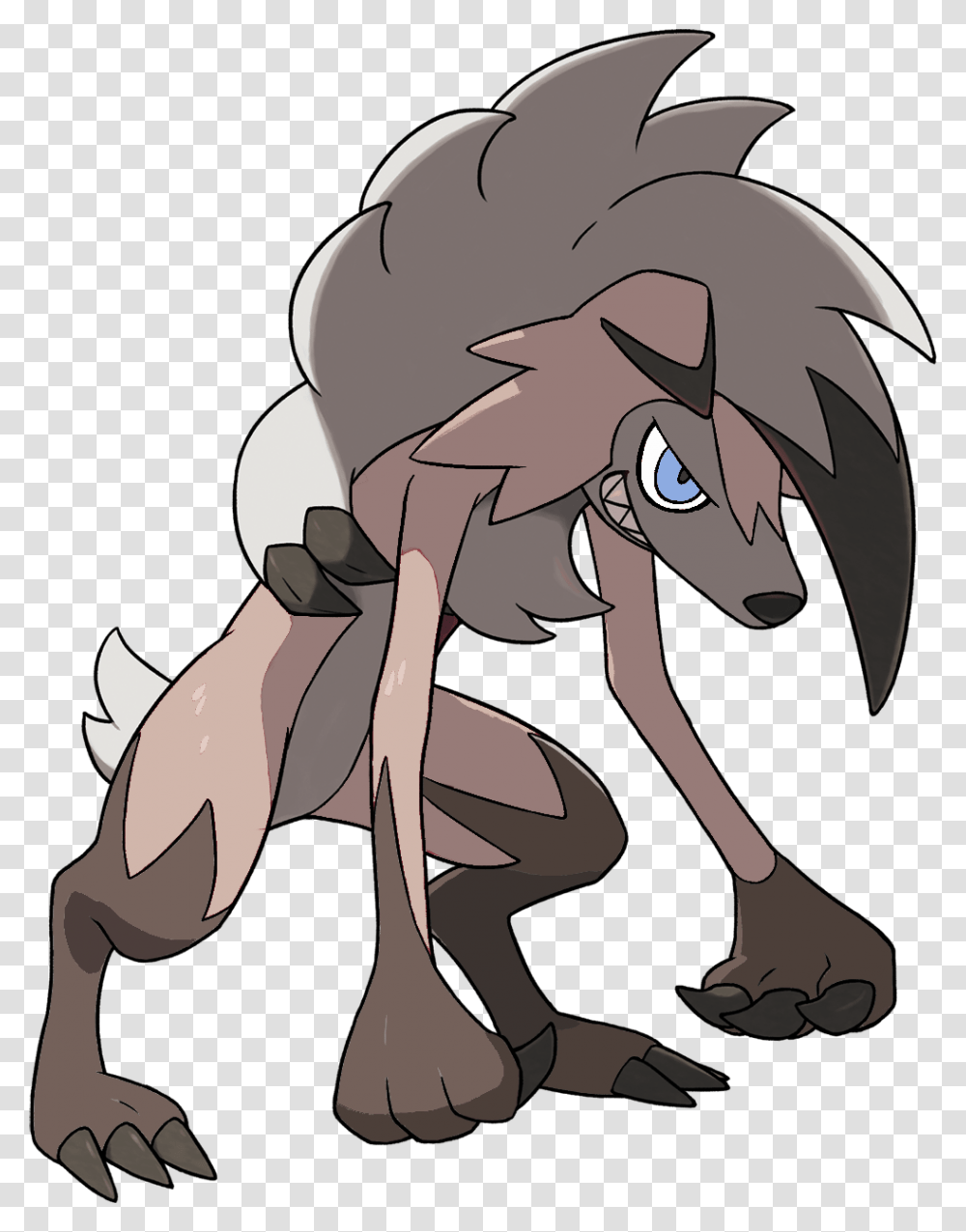 View Rockruff Unleashed Like A Rock Pokemon, Statue, Sculpture, Animal Transparent Png