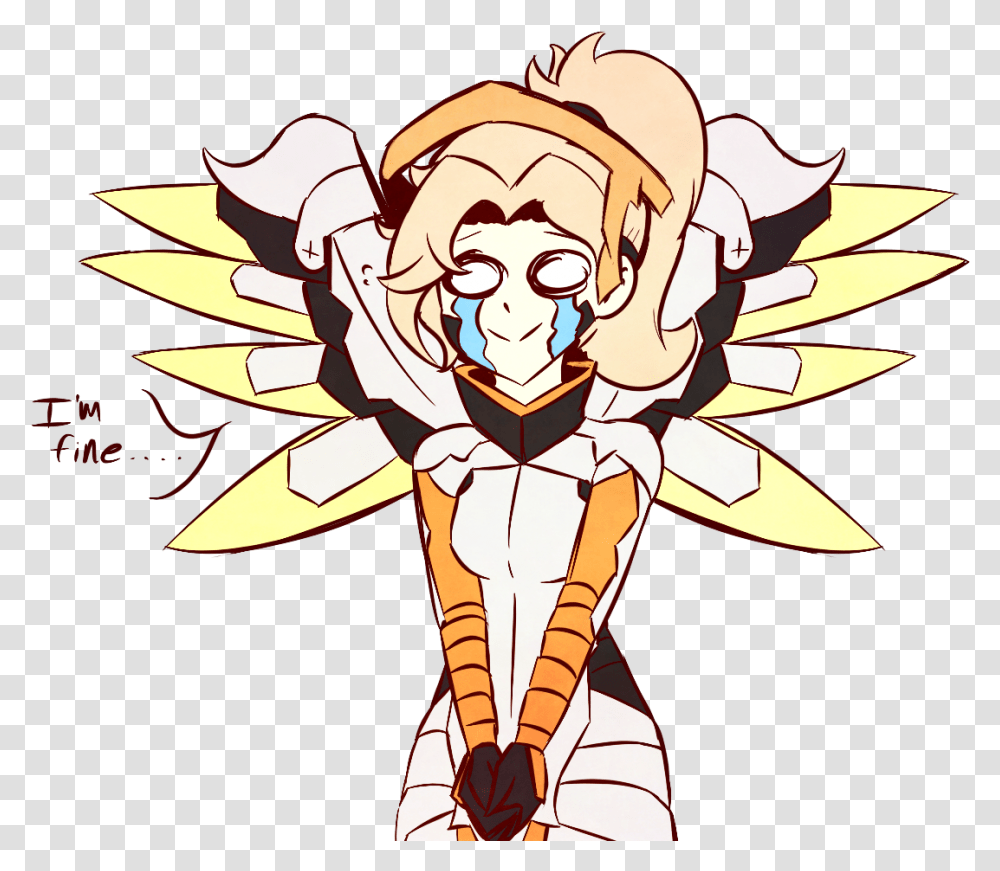 View Samegoogleiqdbsaucenao Mercy Nerf2 Cartoon, Manga, Comics, Book, Person Transparent Png