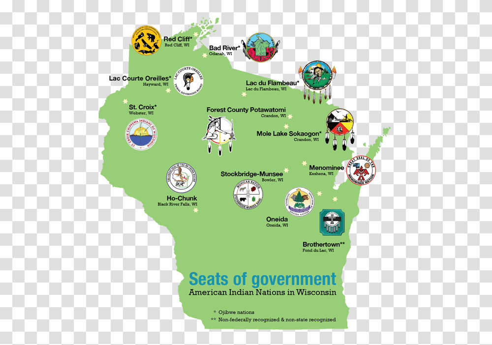 View The Tribal Map Of The 11 Nations Of Wisconsin Bad River Band Of Lake, Flyer, Poster, Paper, Advertisement Transparent Png