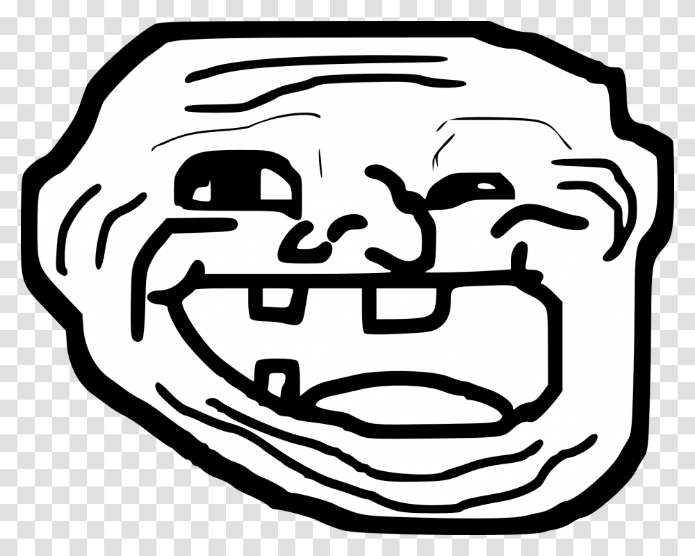 View Trollface Download, Stencil, Brass Section, Musical Instrument, Drawing Transparent Png