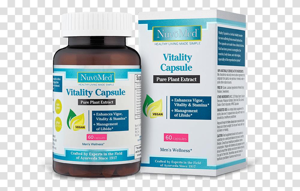 Vigor And Vitality Capsu, Label, First Aid, Medication Transparent Png