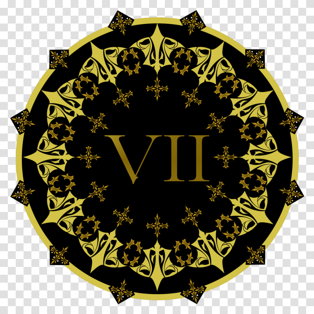 Vii Roman Numeral Logo For Crochet, Text, Rug, Symbol, Emblem Transparent Png