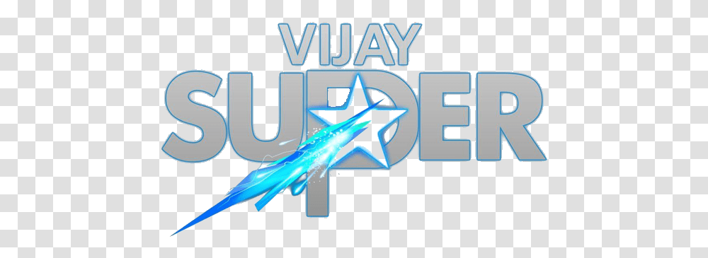 Vijay Super Logo Star Tv Vijay Super, Text, Symbol, Alphabet, Weapon Transparent Png