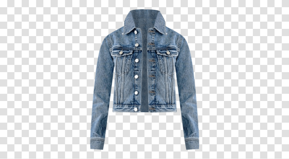 Vika Shrunken Denim Jacket In Kolding Long Sleeve, Clothing, Apparel, Pants, Jeans Transparent Png