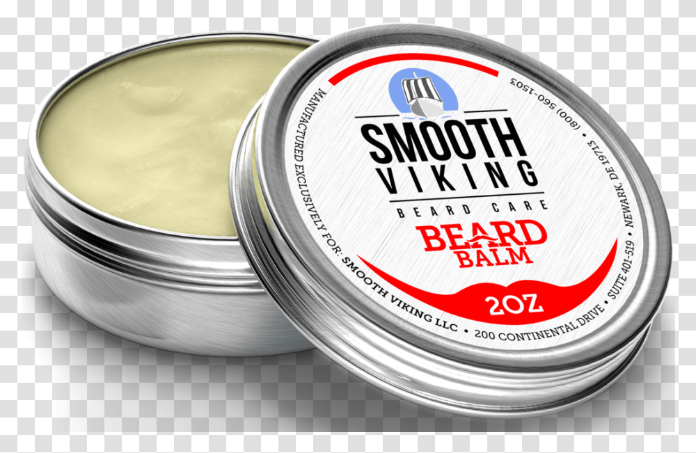 Viking Beard Balm, Tin, Can, Cosmetics, Aluminium Transparent Png