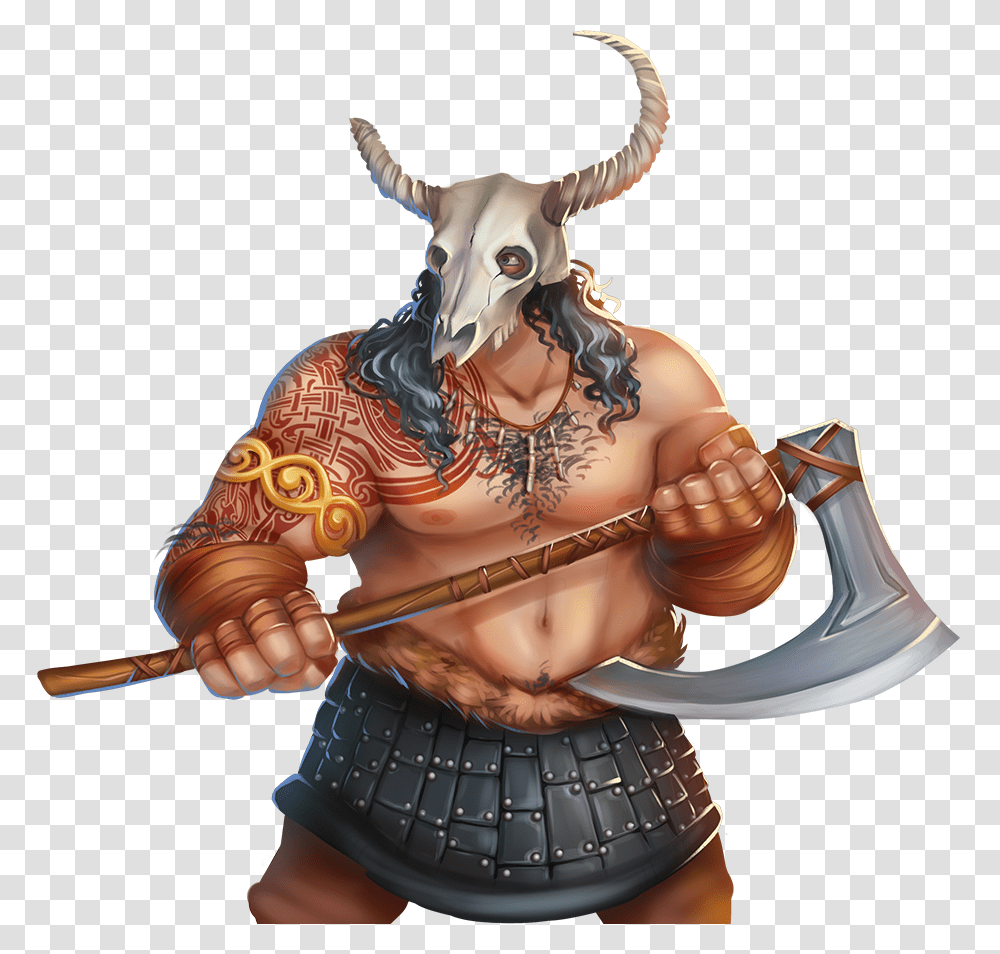 Viking Figurine, Person, Human, Weapon, Blade Transparent Png