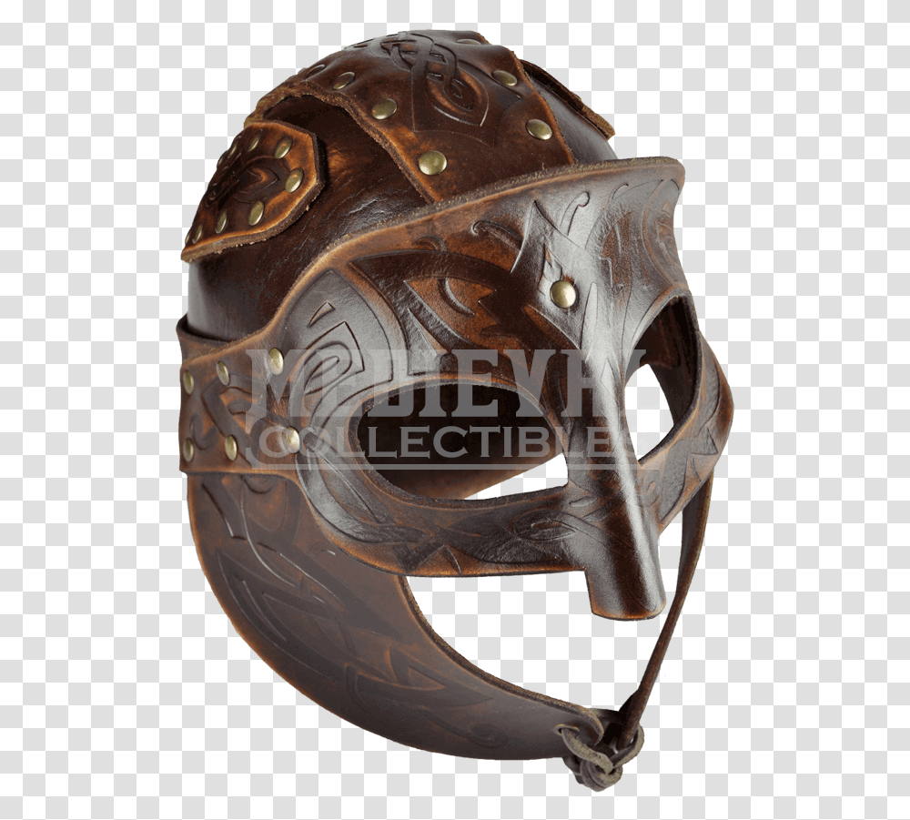 Viking Helmet Clipart Leather Helmet Medieval, Apparel, Crash Helmet, Armor Transparent Png