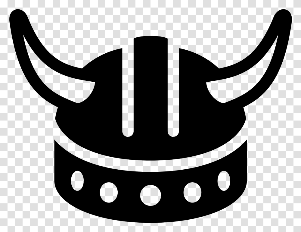 Viking Helmet Filled Icon Epoca Vikinga, Gray, World Of Warcraft Transparent Png