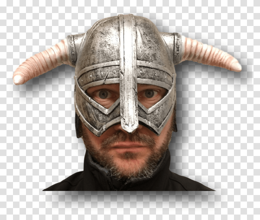 Viking Horn Helmet, Person, Human, Head, Mask Transparent Png