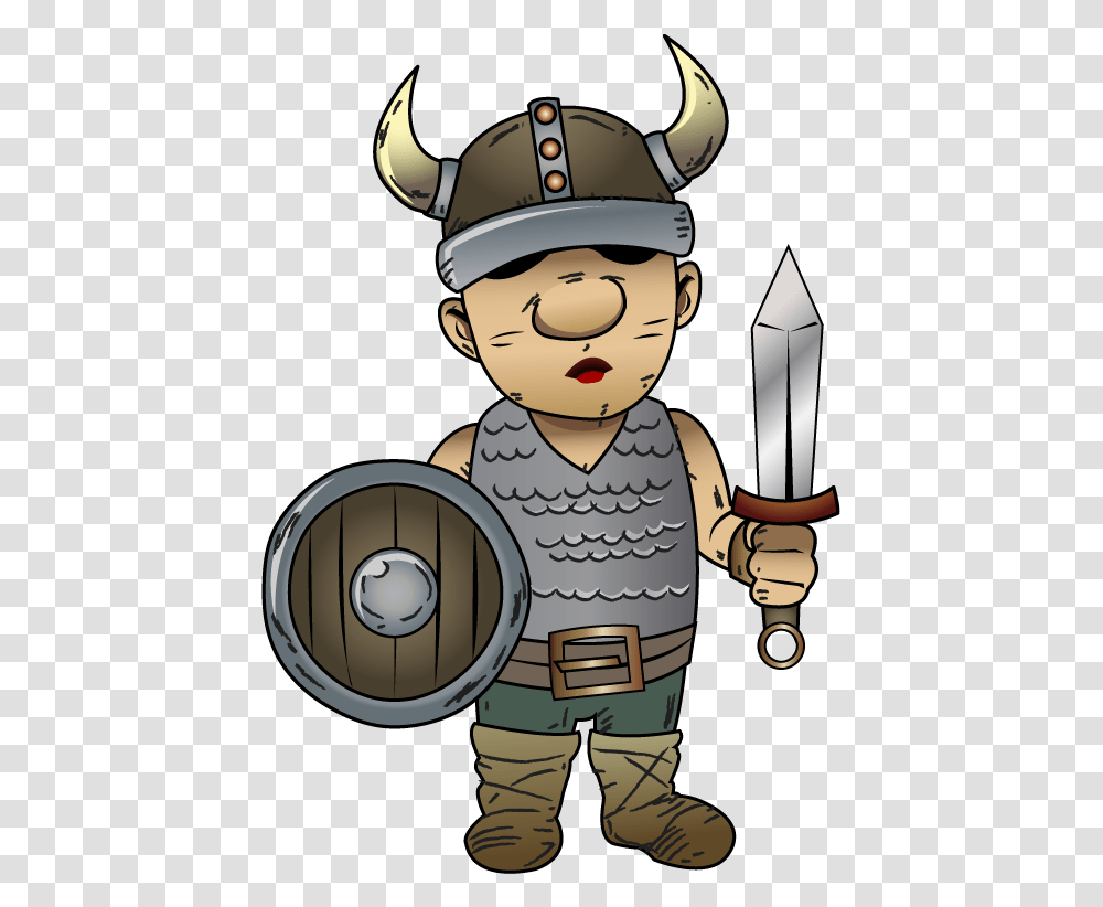 Viking Men Cartoon, Armor, Helmet, Apparel Transparent Png