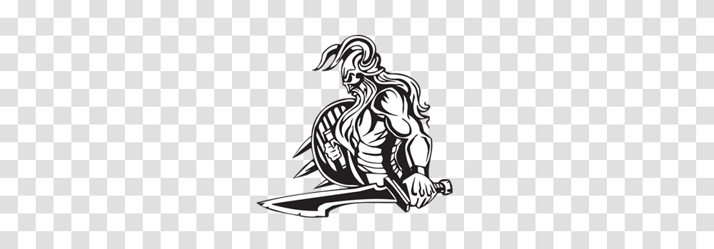 Viking, Person, Dragon, Statue Transparent Png