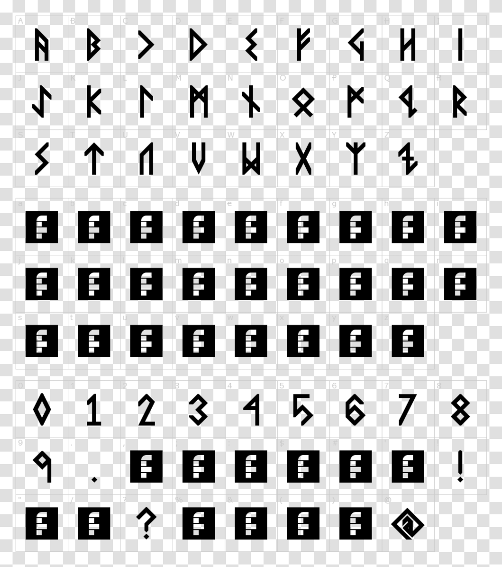 Viking Runes Font Download Download Font, Number, Calendar Transparent Png
