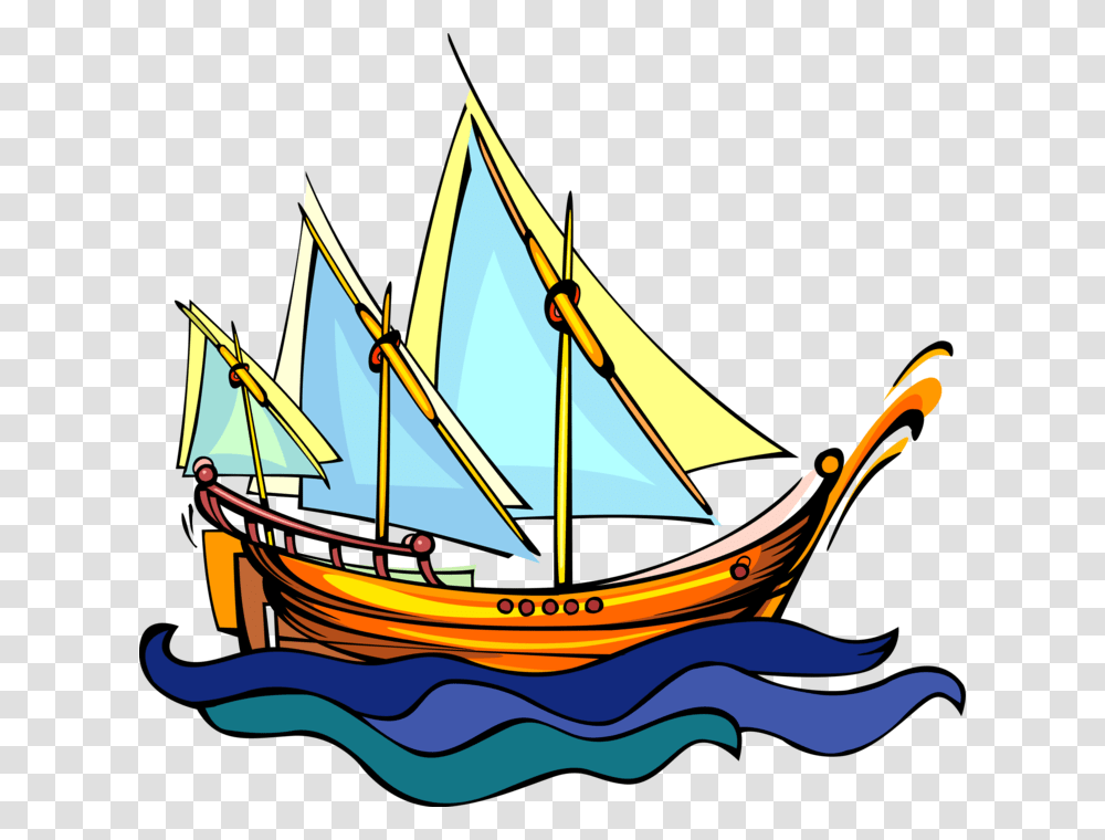 Viking Ship Clipart Traditional Traditional Ship, Boat, Vehicle, Transportation, Sailboat Transparent Png