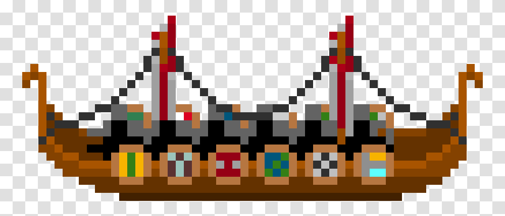 Viking Ship, Rug, Minecraft Transparent Png