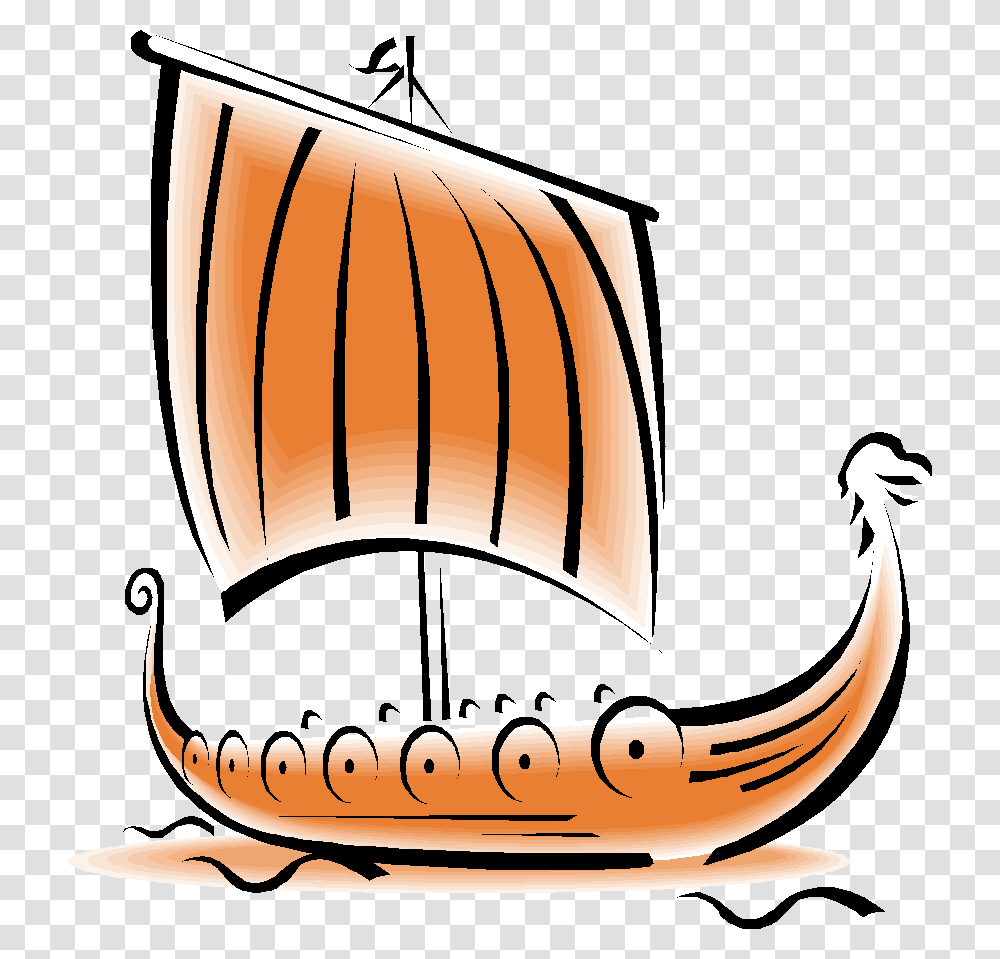 Viking Ship Viking Ships, Banana, Fruit, Plant, Food Transparent Png
