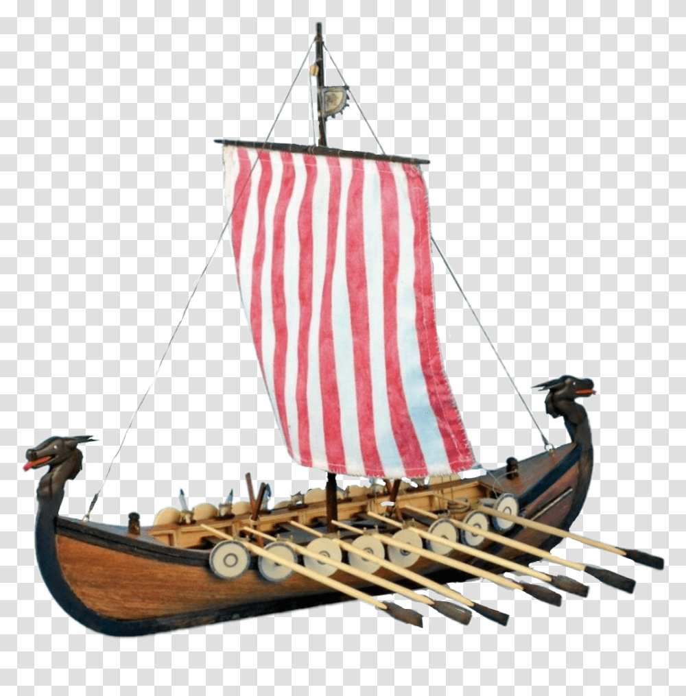 Viking Ship Vikingship, Boat, Vehicle, Transportation, Watercraft Transparent Png