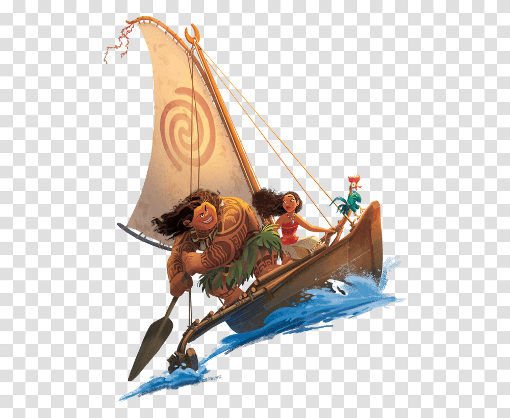 Viking Ships Moana On Boat, Person, Adventure, Leisure Activities, Vehicle Transparent Png