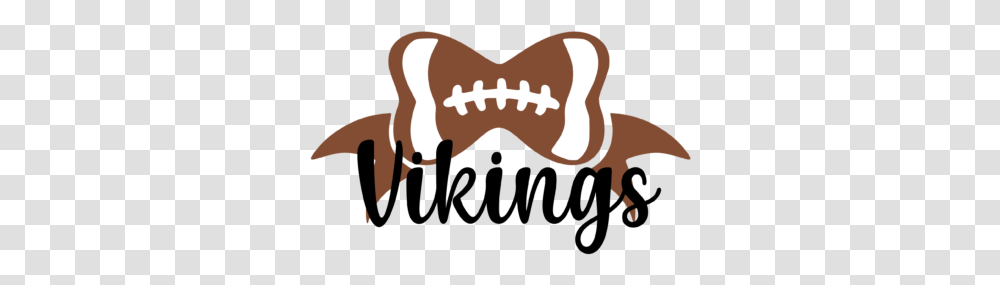 Vikings Football Bow Svg Graphic Calligraphy, Label, Text, Mustache, Teeth Transparent Png