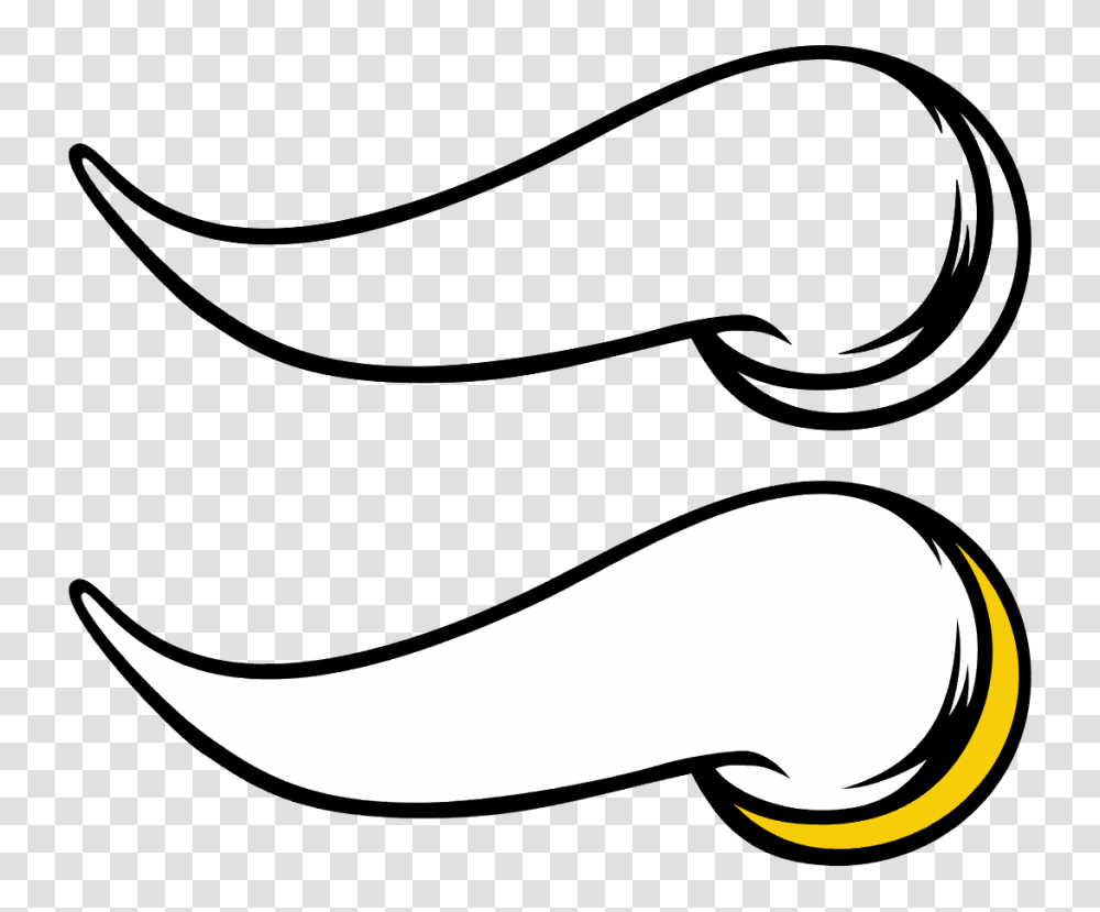 Vikings Horn Logo, Label, Sticker, Mustache Transparent Png