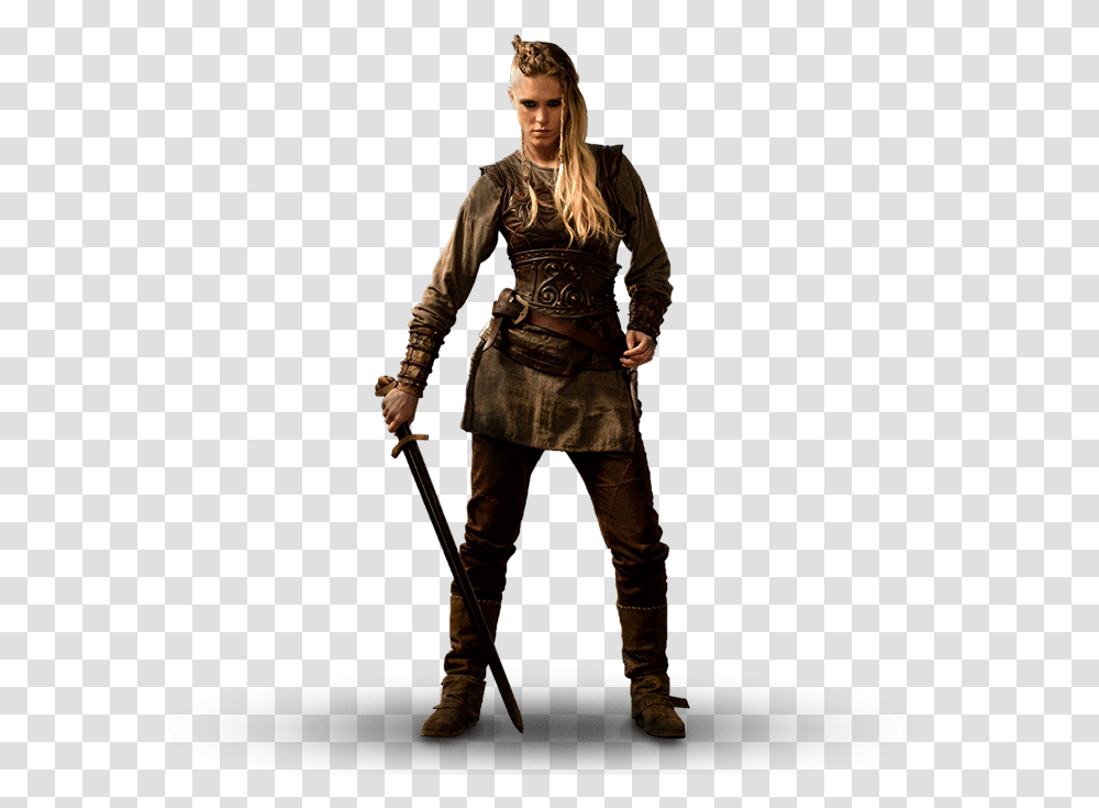 Vikings Rie Ragnar Lodbrok Lagertha Bjorn Rollo Viking Art Woman, Jacket, Coat, Person Transparent Png