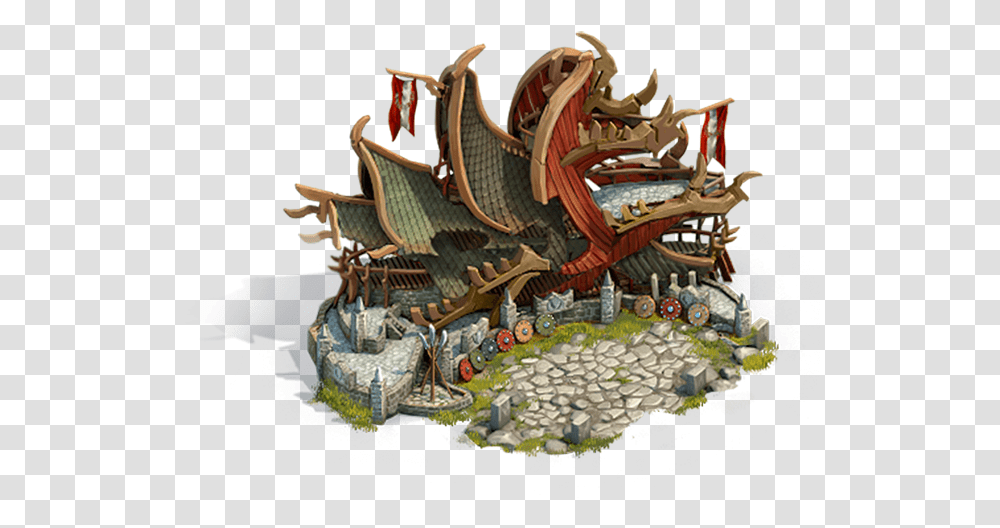 Vikings War Of Clans Mmo Strategy Game Plariumcom Scale Model, Dragon, Transportation, Vehicle Transparent Png
