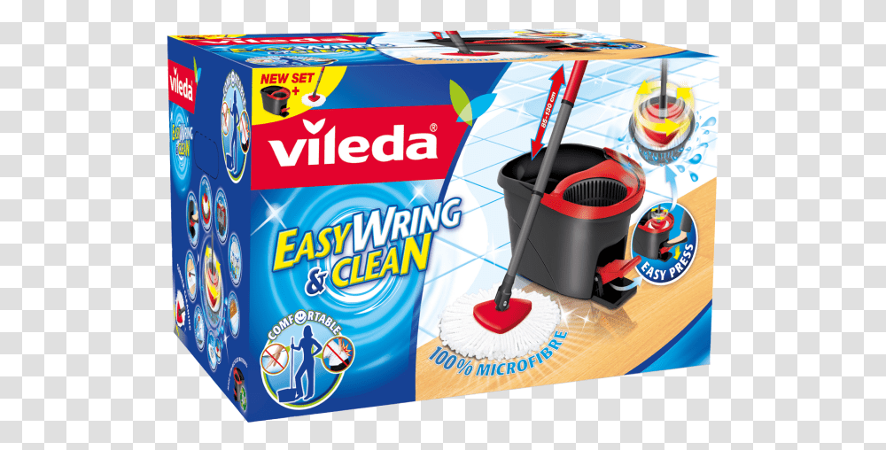 Vileda Easy Wring Amp Clean Set, Cleaning Transparent Png