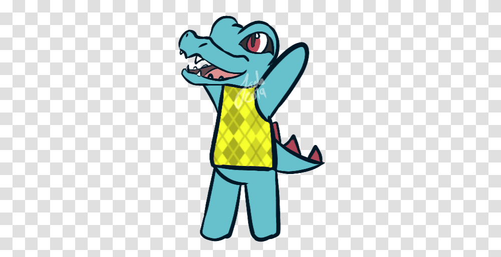 Villager Totodile Cartoon, Poster, Advertisement, Clothing, Costume Transparent Png