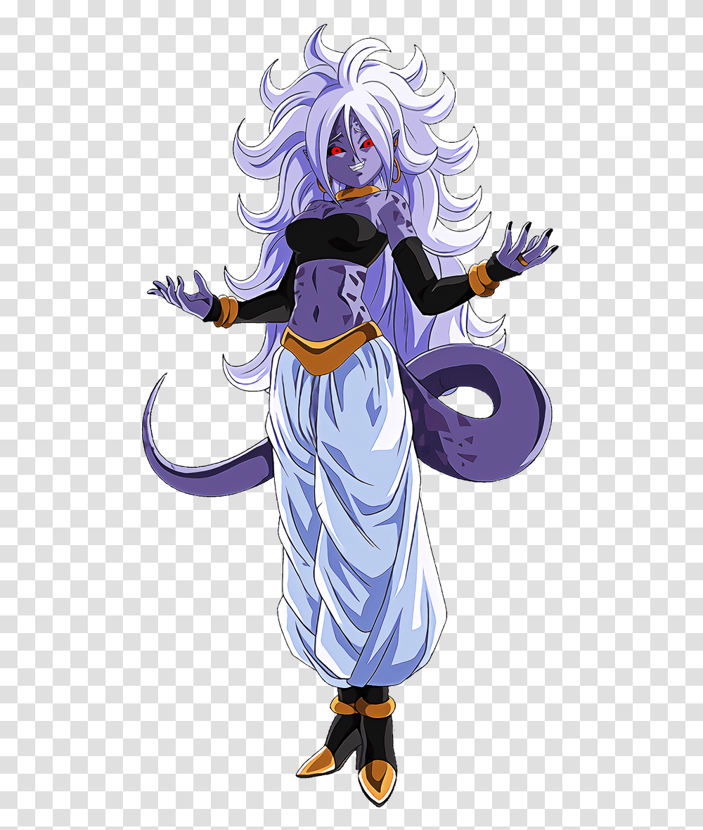 Villains Wiki Dragon Ball Android 21 Evil, Costume, Person Transparent Png