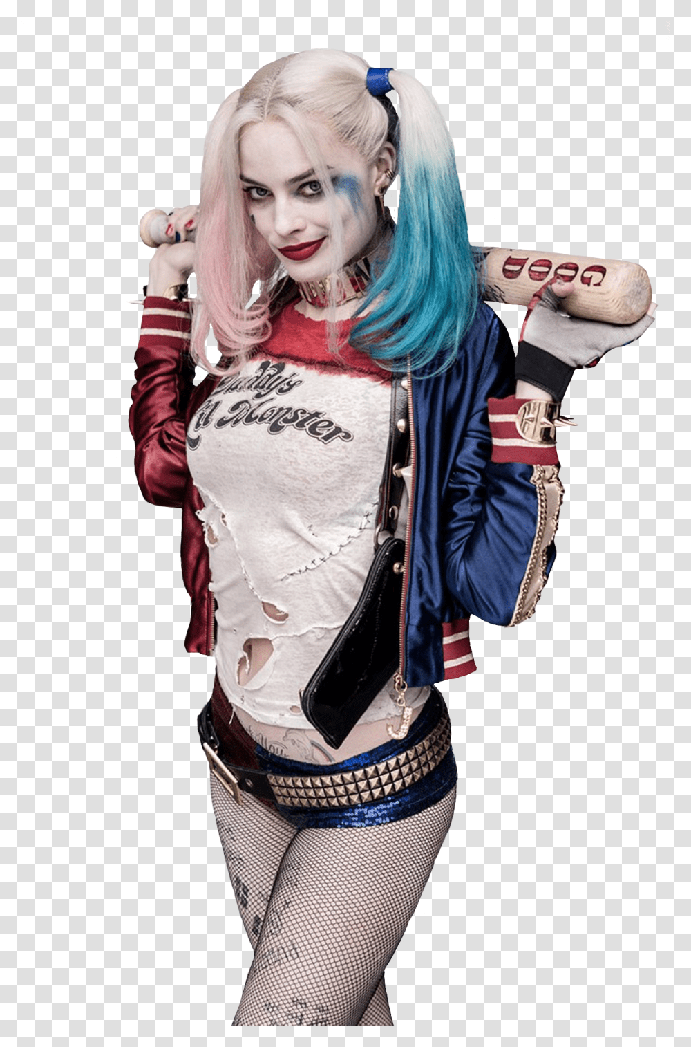 Villains Wiki Harley Quinn Suicide Squad, Costume, Sleeve, Person Transparent Png