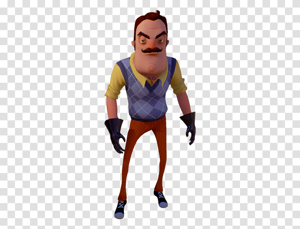 Villains Wiki Hello Neighbor Neighbor, Doll, Toy, Person, Human Transparent Png