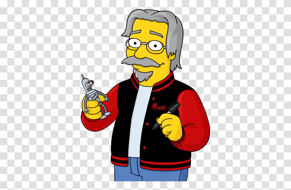 Villains Wiki Matt Groening En Los Simpson, Person, Performer, Magician, Bullfighter Transparent Png