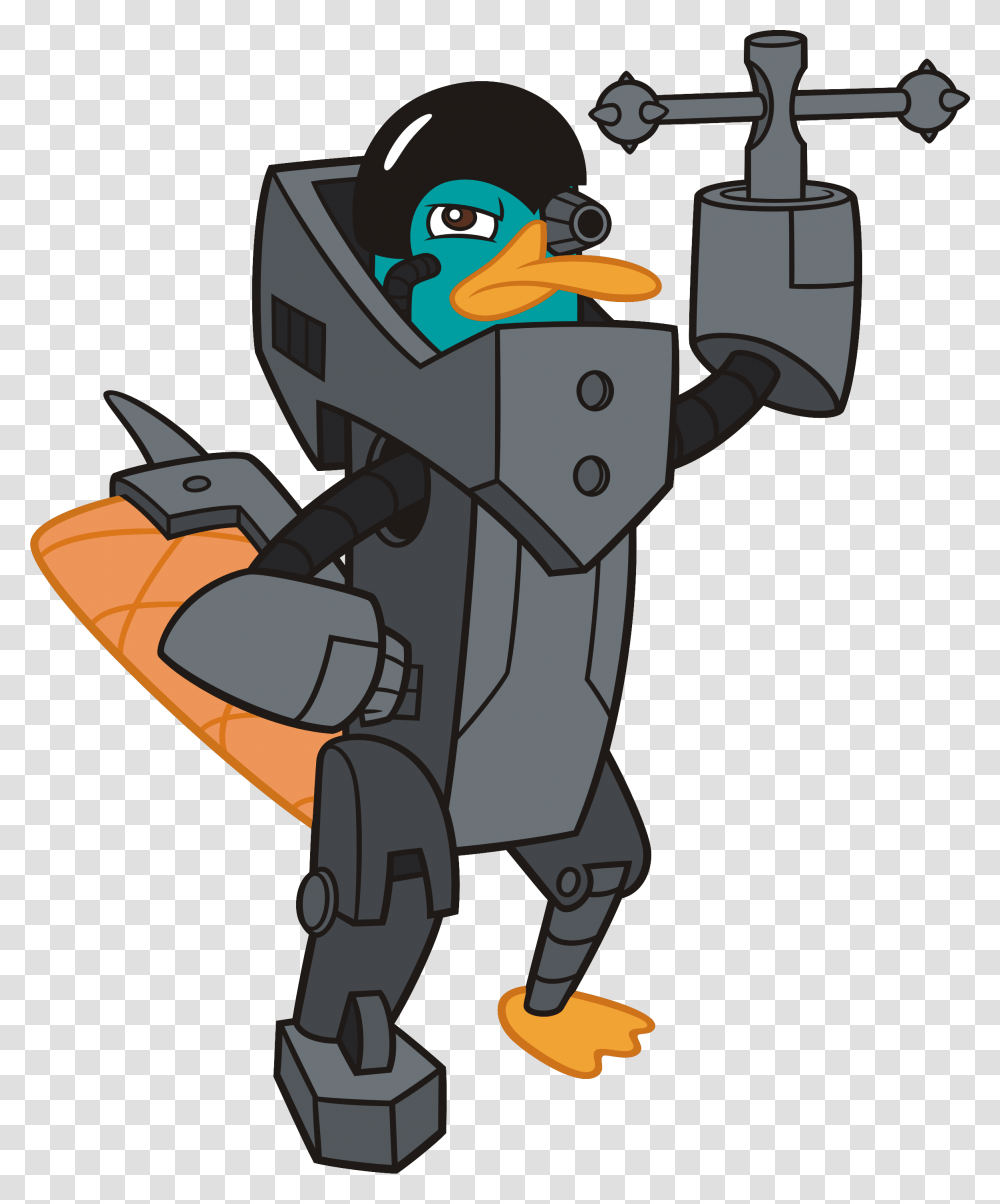 Villains Wiki Phineas And Ferb The Movie Perry, Paintball, Ninja, Knight, Fireman Transparent Png