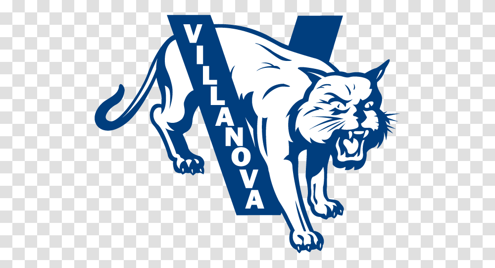 Villanova Basketball Wildcats Pounce Jayhawks Via Ball, Mammal, Animal, Wildlife, Pet Transparent Png