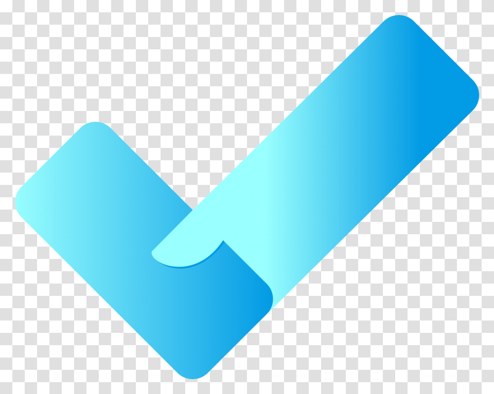 Vimbo Light Blue Check Mark, Cylinder, Sticker, Label, Text Transparent Png