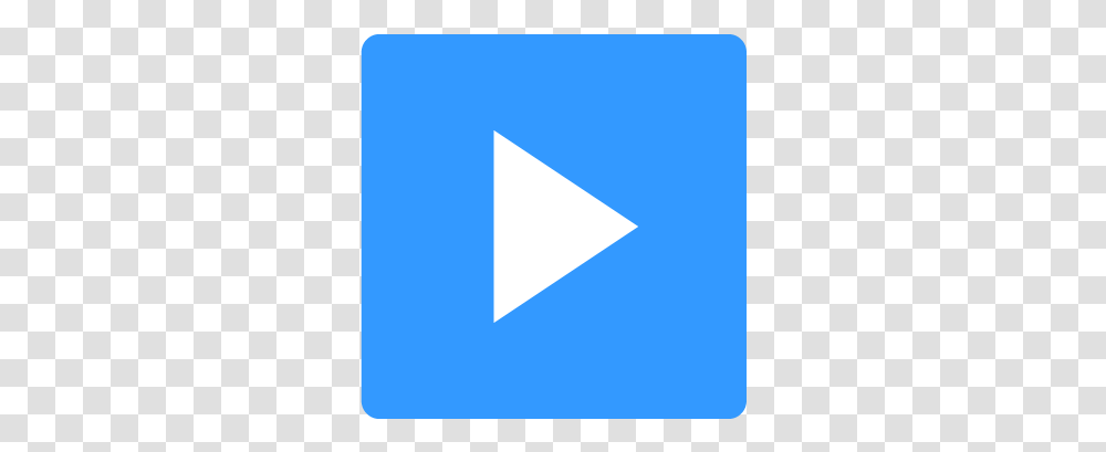 Vimeo Play Button Play Icon Blue Square, Business Card, Paper, Triangle Transparent Png