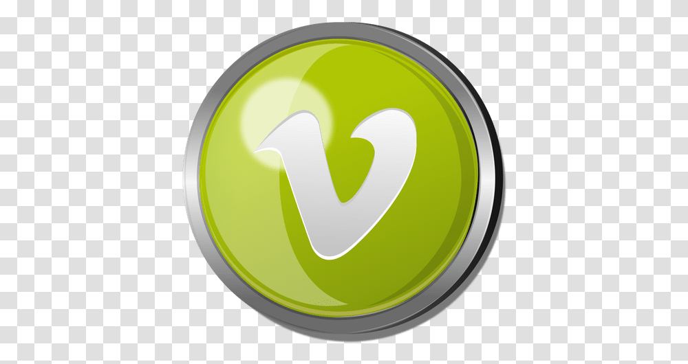Vimeo Round Metal Button & Svg Vector File Emblem, Text, Logo, Symbol, Trademark Transparent Png
