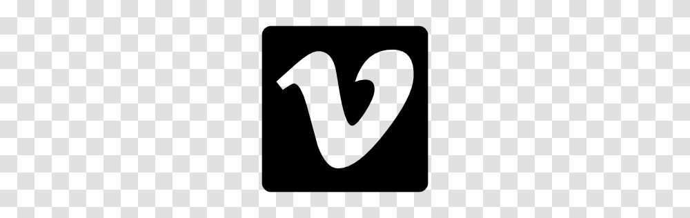 Vimeo Social Logo Pngicoicns Free Icon Download, Alphabet, Label Transparent Png