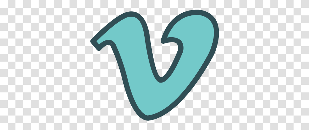 Vimeo Video Social Media Letter V V Logo Social Media, Text, Number, Symbol, Alphabet Transparent Png