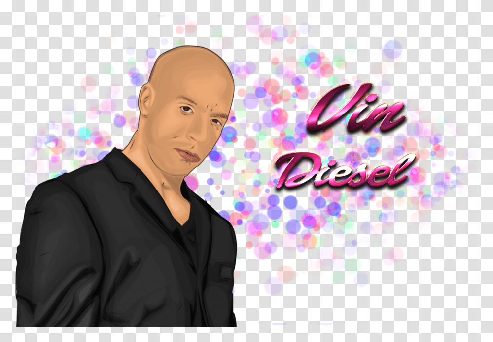 Vin Diesel Background Portable Network Graphics, Paper, Confetti, Person, Human Transparent Png