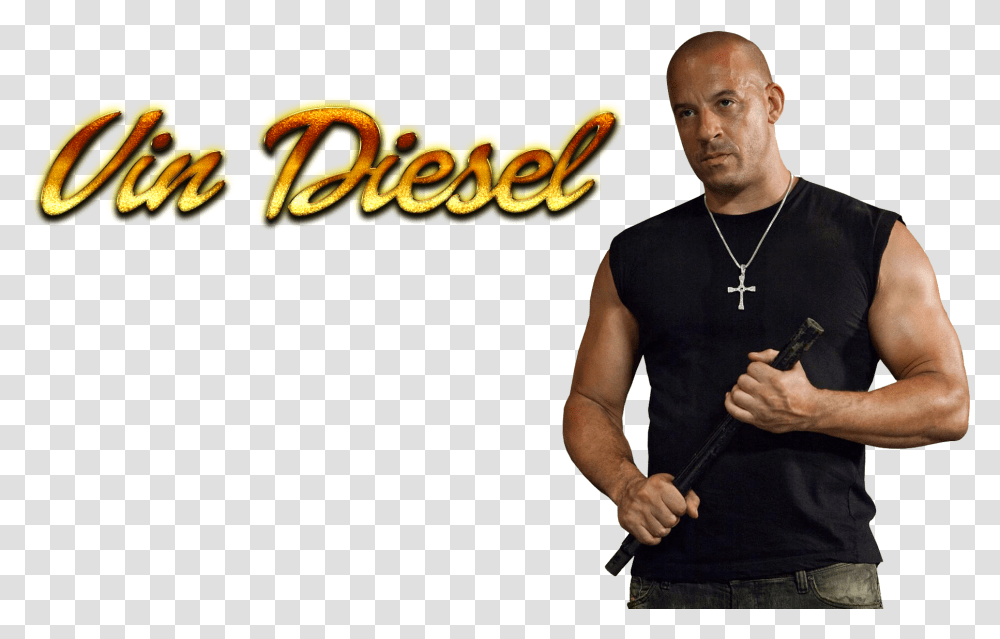 Vin Diesel Background Vin Diesel Fast And Furious, Person, Human, Necklace, Jewelry Transparent Png