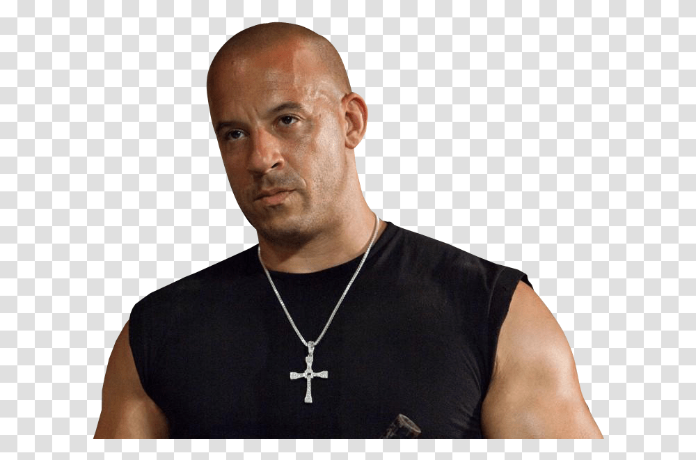 Vin Diesel Fast And Furious Download Dominic Toretto, Person, Human, Necklace, Jewelry Transparent Png