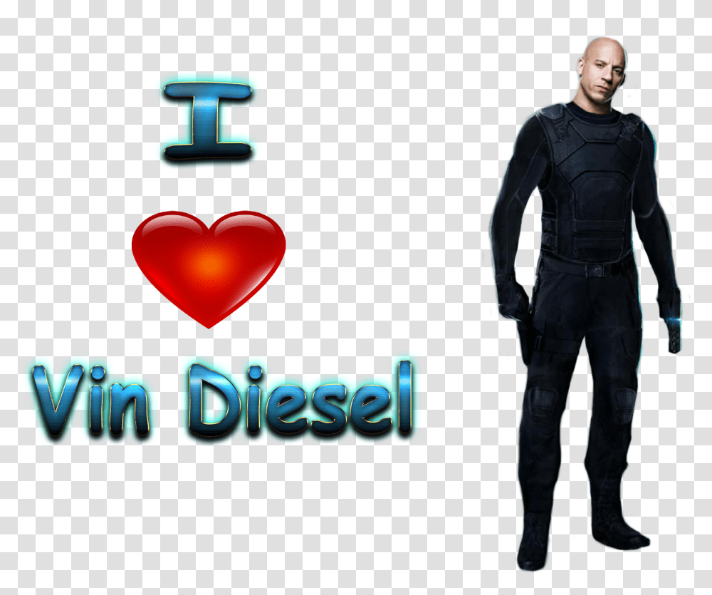 Vin Diesel Images Download Heart, Person, Human Transparent Png