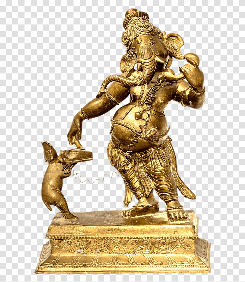 Vinayagar Images Brass Vinayagar Hd, Gold, Bronze, Trophy, Treasure Transparent Png