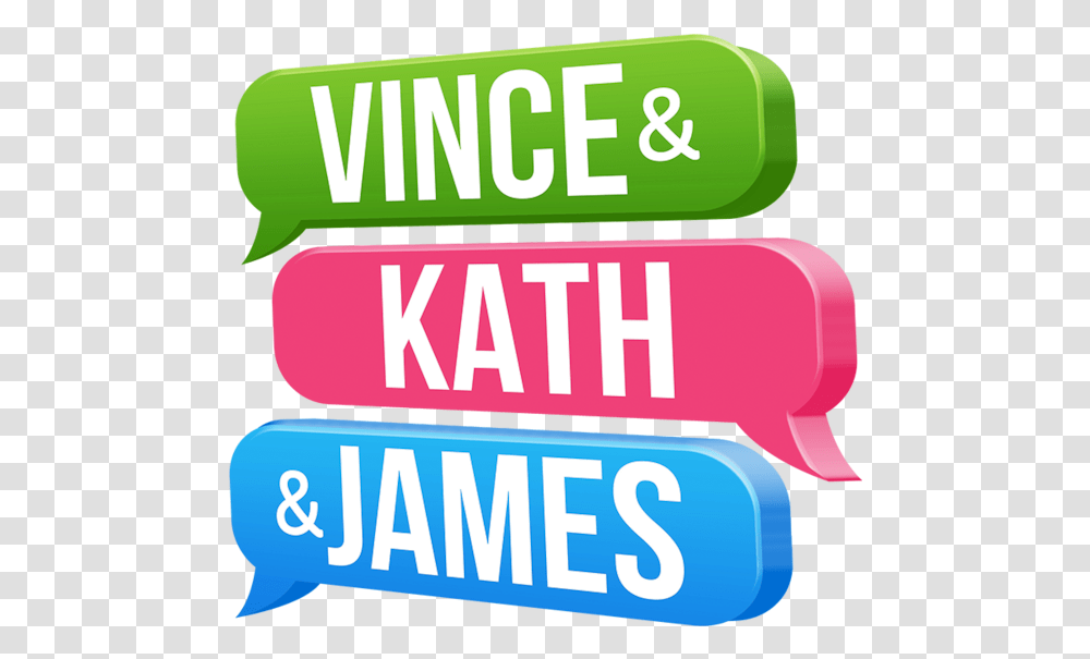 Vince And Kath And James Clipart Download, Label, Word, Medication Transparent Png