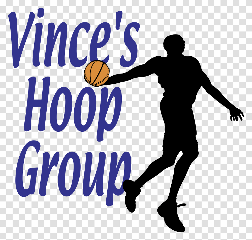 Vince S Hoop Group Logo Dribble Basketball, Alphabet, Number Transparent Png