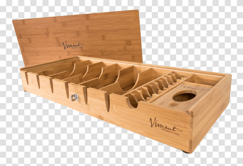 Vincent Bamboo Counter Top Tray Updated Edition Vincent Bamboo Countertop Tray, Wood, Furniture, Drawer, Box Transparent Png