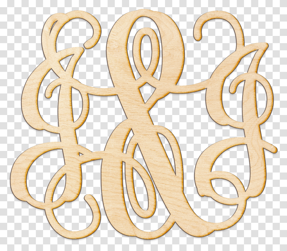 Vine Ampersand Initials Monogram Wood Sign Art, Text, Alphabet, Scissors, Blade Transparent Png
