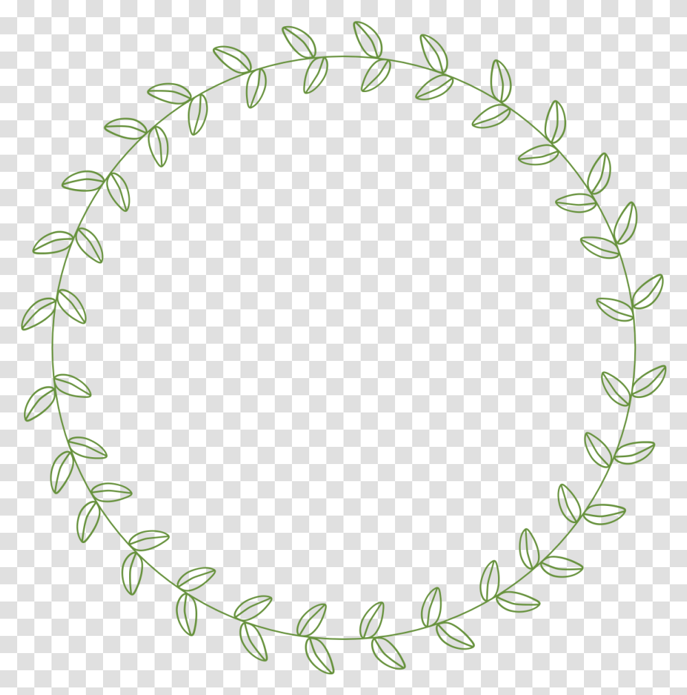 Vine Frame Clipart Banner Library Library Circle Leaf Circle With Leaves, Oval, Wreath Transparent Png