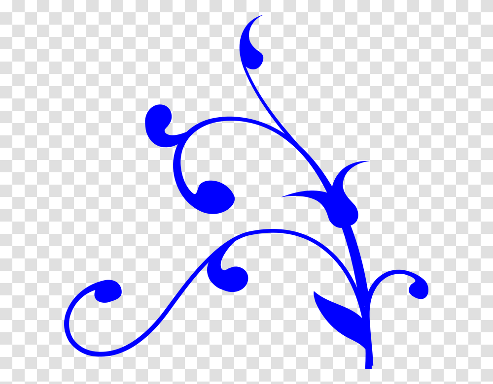 Vine Vector Navy Blue Flower Design, Floral Design, Pattern Transparent Png